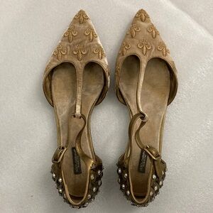 Dolce Gabbana runway flats shoes 40.5 10